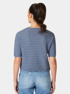 Shirts & Tops * Rifò Daen-trickhirt Hellblau