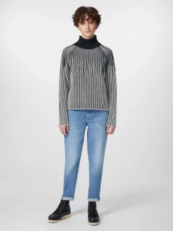 Pullover * LANIUS Damen-Strukturpullover