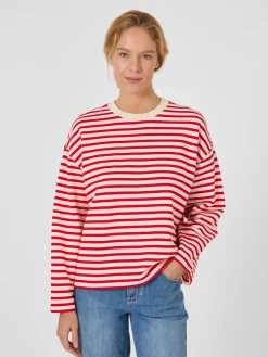 Sweatshirts & Hoodies|Pullover * Armedangels Daen-weathirt getreift