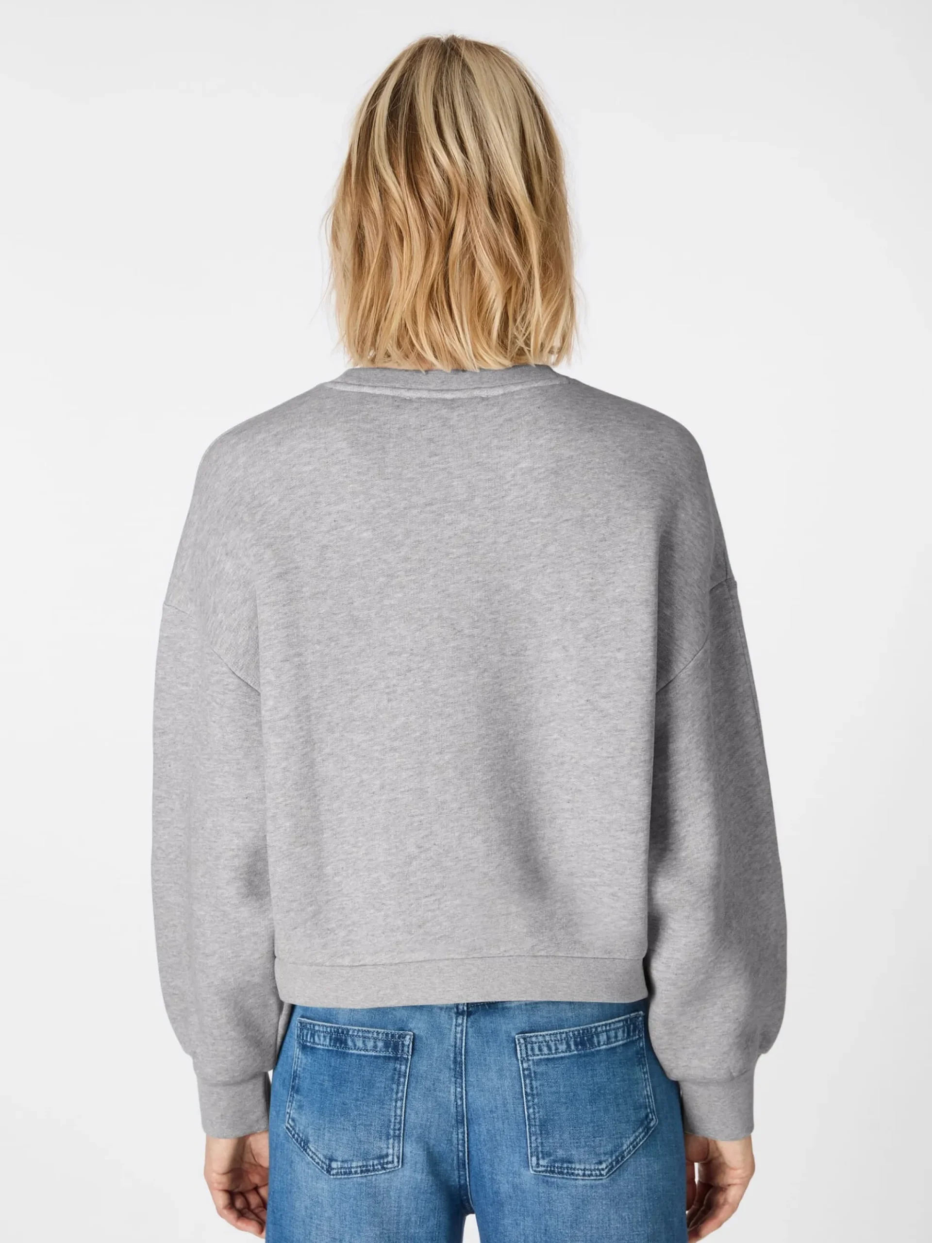 Sweatshirts & Hoodies|Pullover * LANIUS Damen-Sweatshirt mit Stickerei Hellgrau