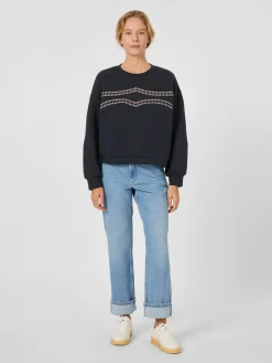 Sweatshirts & Hoodies|Pullover * LANIUS Damen-Sweatshirt Stickerei