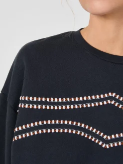 Sweatshirts & Hoodies|Pullover * LANIUS Damen-Sweatshirt Stickerei