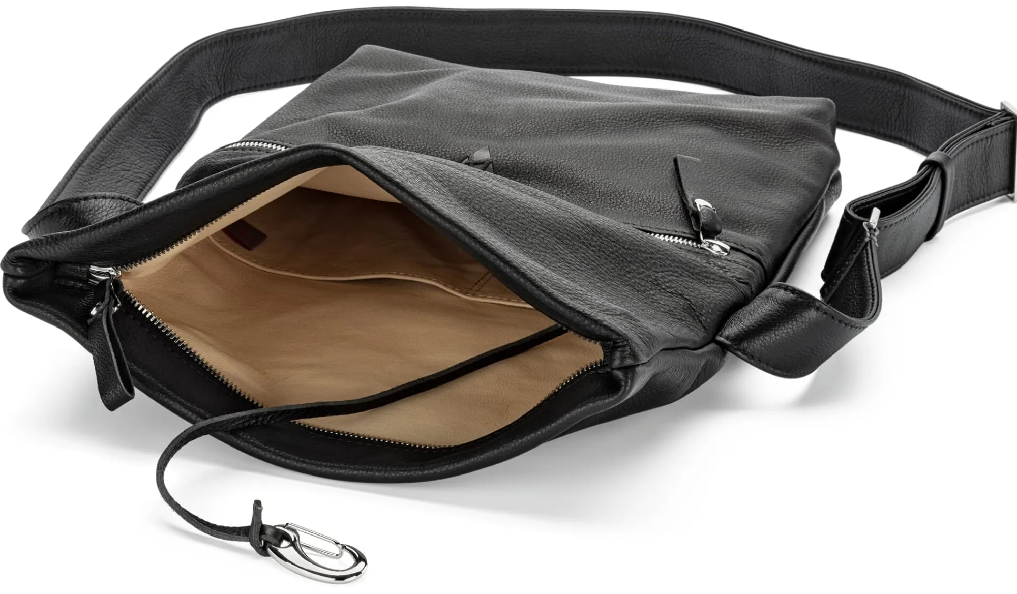 Umhänge- & Handtaschen|Handtaschen * Ackermann Taschenmanufaktur Damentasche Rindleder