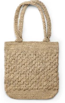 Einkaufstaschen & -Körbe * CARE BY ME Damen-Totebag gehäkelt, natur