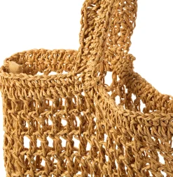 Einkaufstaschen & -Körbe * CARE BY ME Damen-Tote Bag Raffia, natur