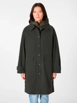 Mäntel * Ecoalf Daen-Trenchcoat 2in1 it Wete Oliv