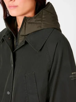 Mäntel * Ecoalf Daen-Trenchcoat 2in1 it Wete Oliv