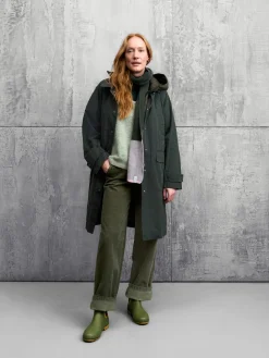 Mäntel * Ecoalf Daen-Trenchcoat 2in1 it Wete Oliv