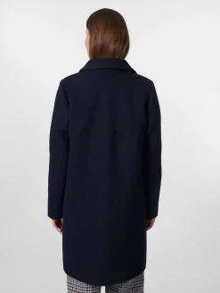 Mäntel * LANIUS Damen-Walkmantel Dunkelblau