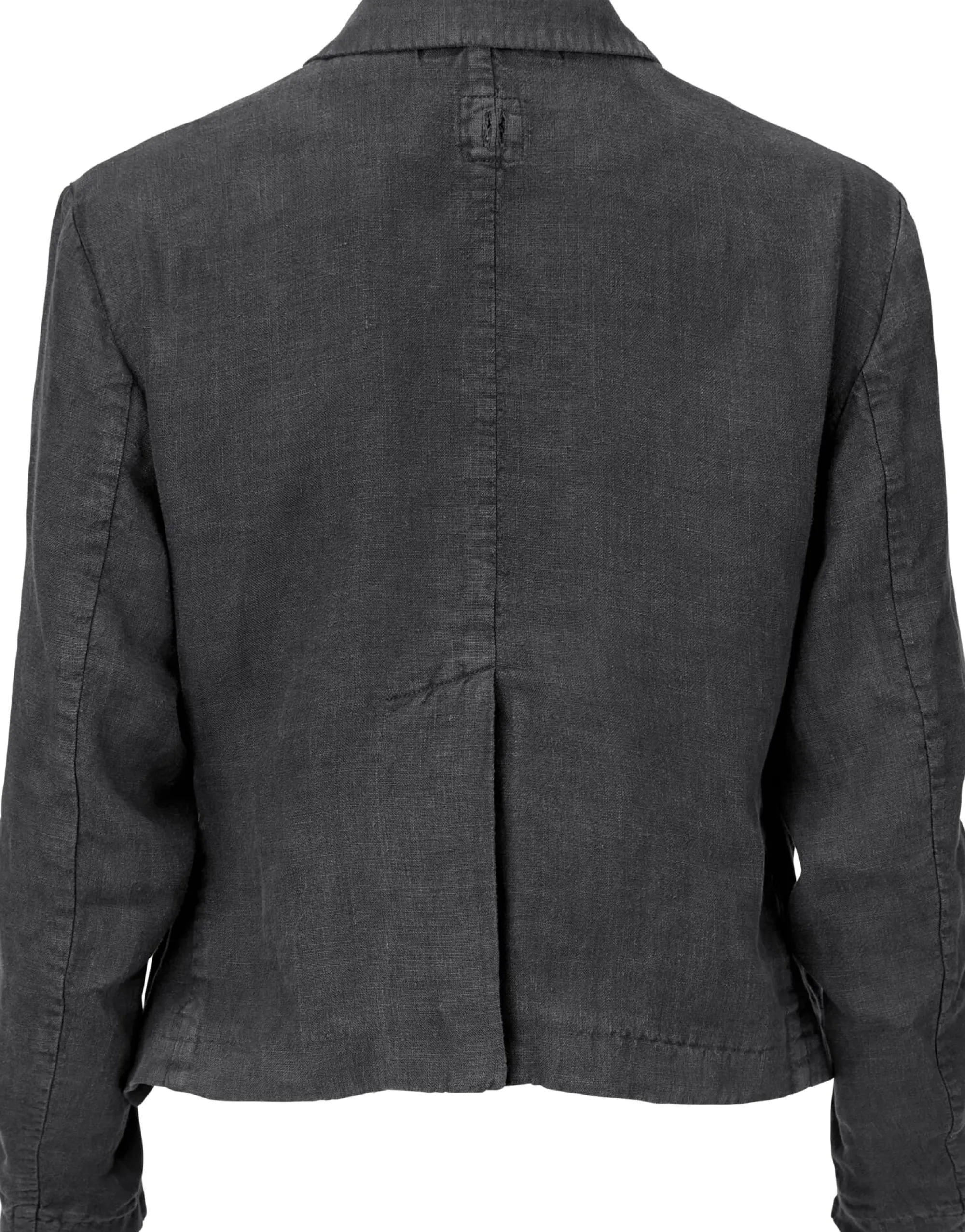 Blazer & Westen * Hannes Roether Daen-Wickelblazer kurz Anthrazit