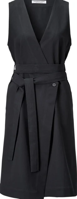 Kleider * Christiane Strobel Daen-Wickelkleid Schwarz