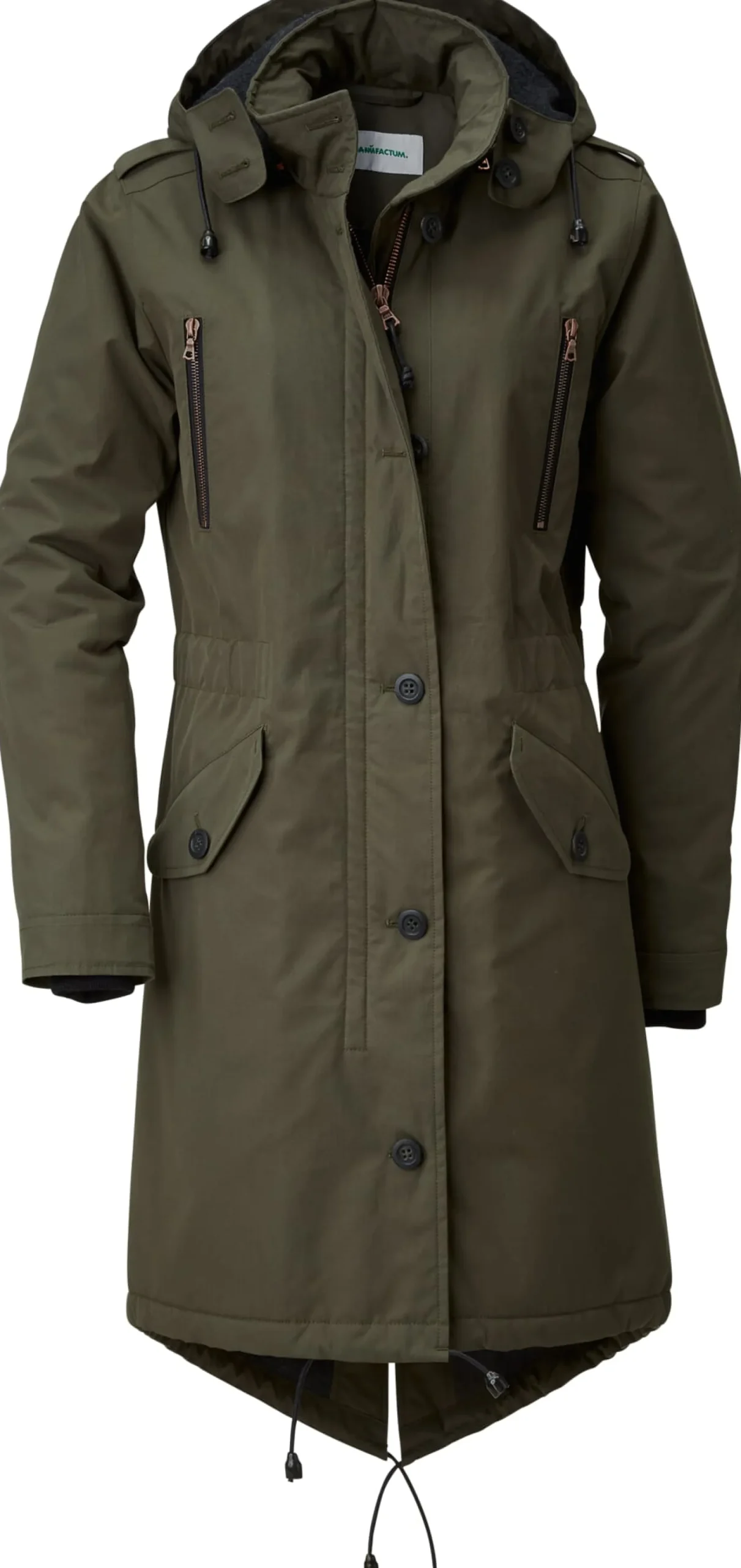 Jacken * Manufactum Damen-Winterparka EtaProof® Oliv