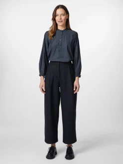 Hosen * Christiane Strobel Damen-Wohose Schwarzblau