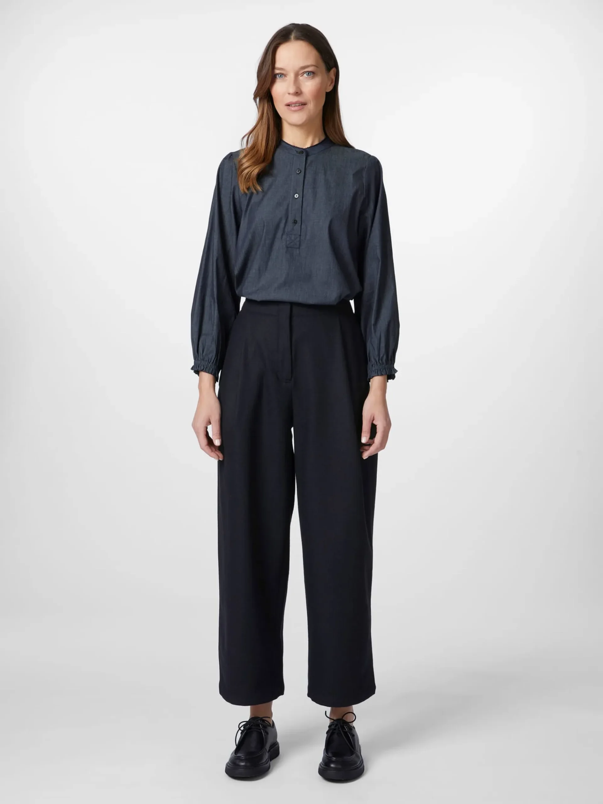 Hosen * Christiane Strobel Damen-Wohose Schwarzblau