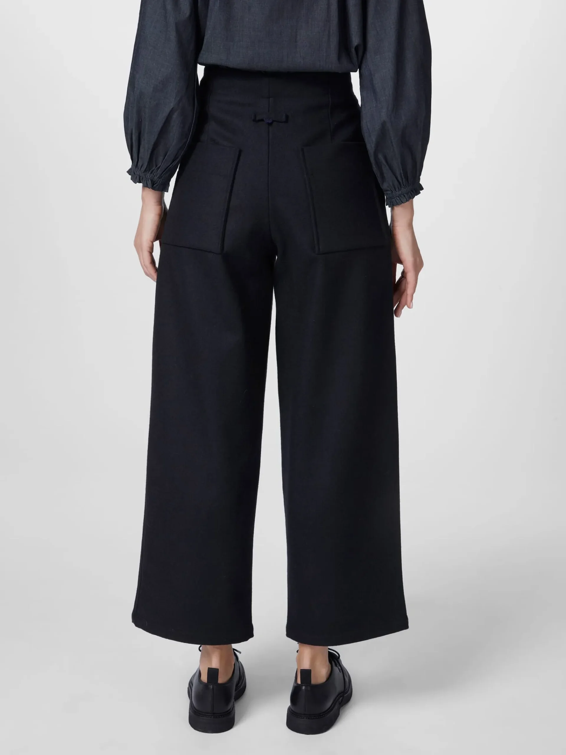 Hosen * Christiane Strobel Damen-Wohose Schwarzblau