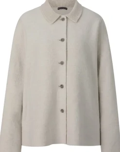 Jacken|Blazer & Westen * Oska Damen-Wolljacke Naturweiß