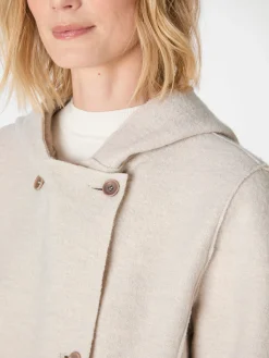 Jacken * Oska Damen-Wolljacke Naturweiß