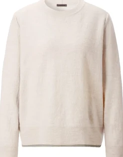 Pullover * Oska Damen-Wollpullover Naturweiß