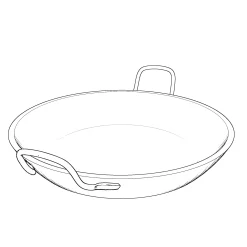 Pfannen * de Buyer Eisenpfanne mit Griffen