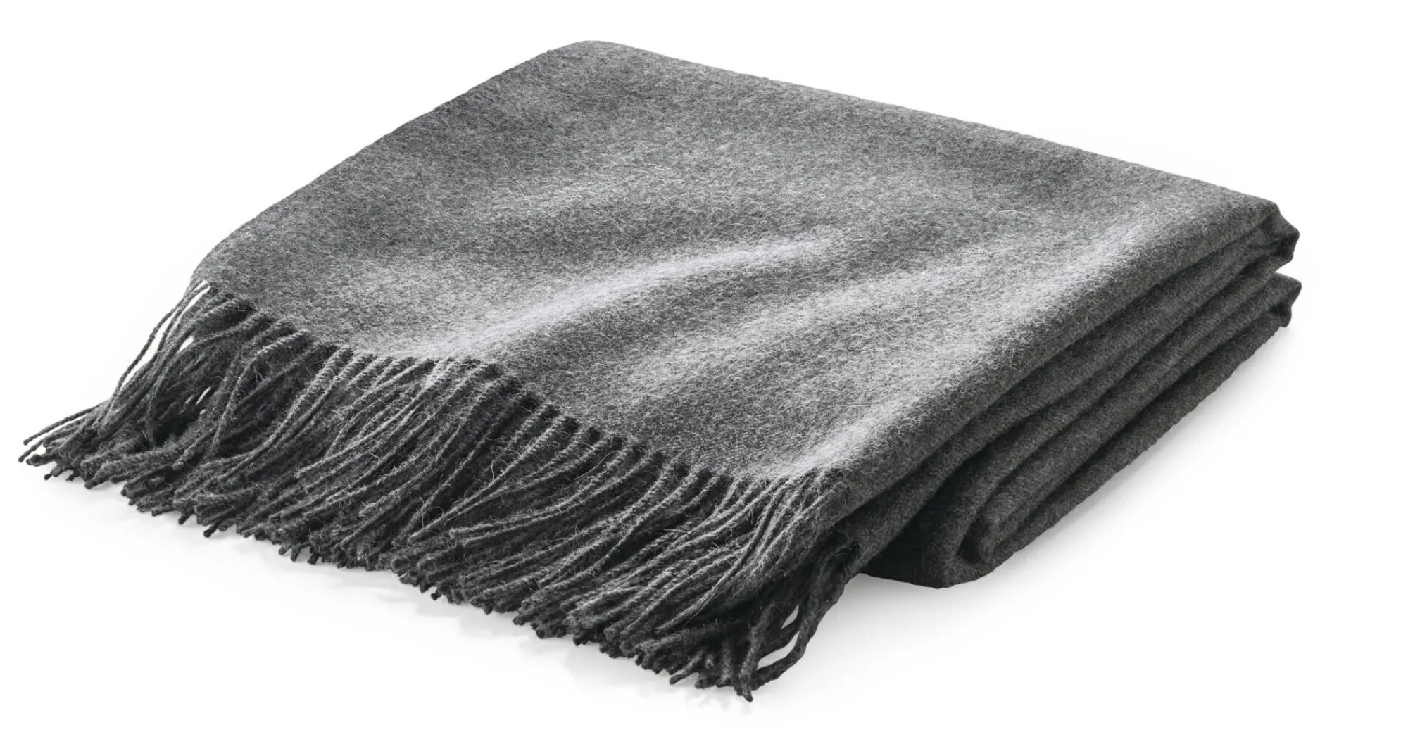 Decken * Royal Knit Decke Babyalpaka Dunkelgrau
