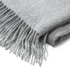 Decken * Royal Knit Decke Babyalpaka Hellgrau