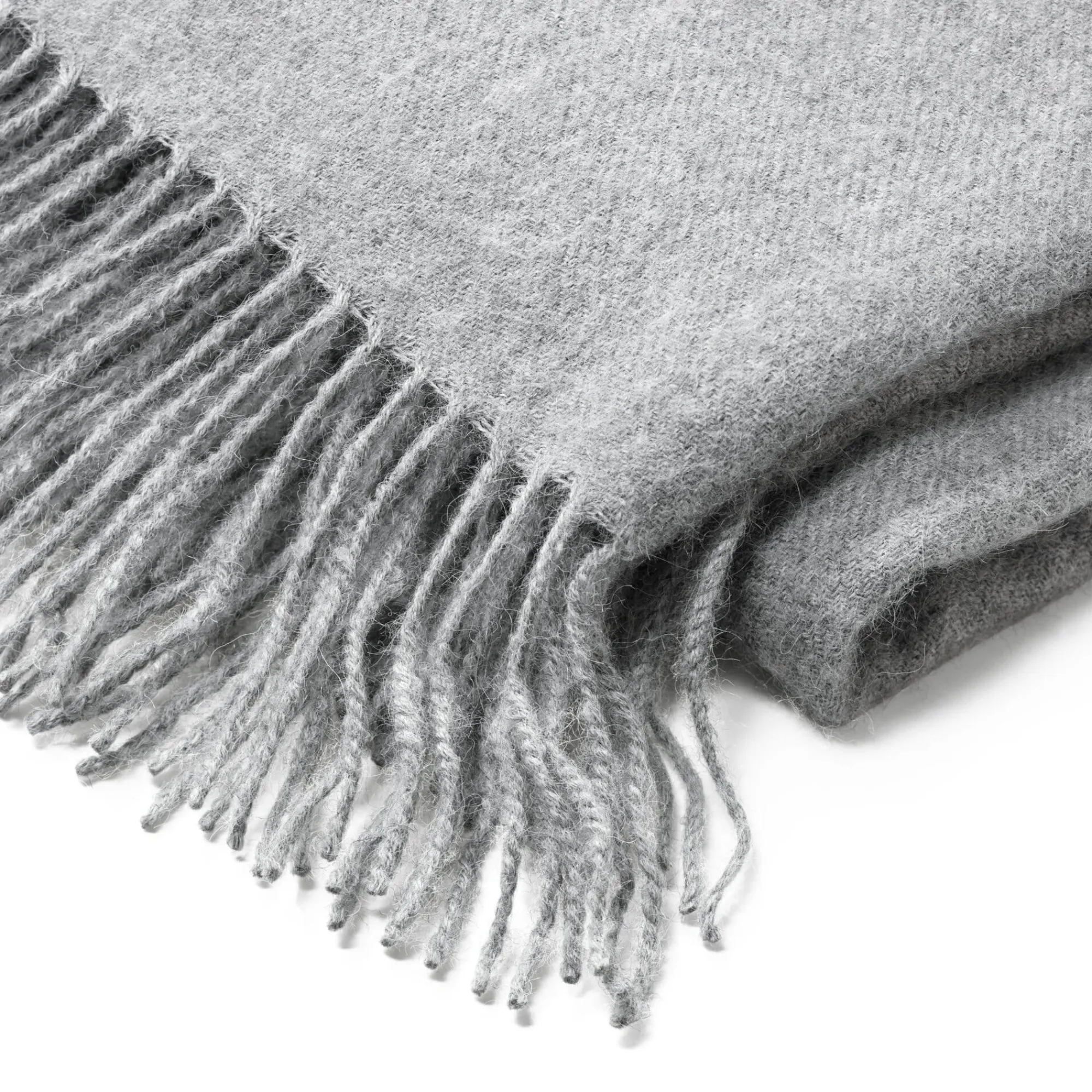 Decken * Royal Knit Decke Babyalpaka Hellgrau