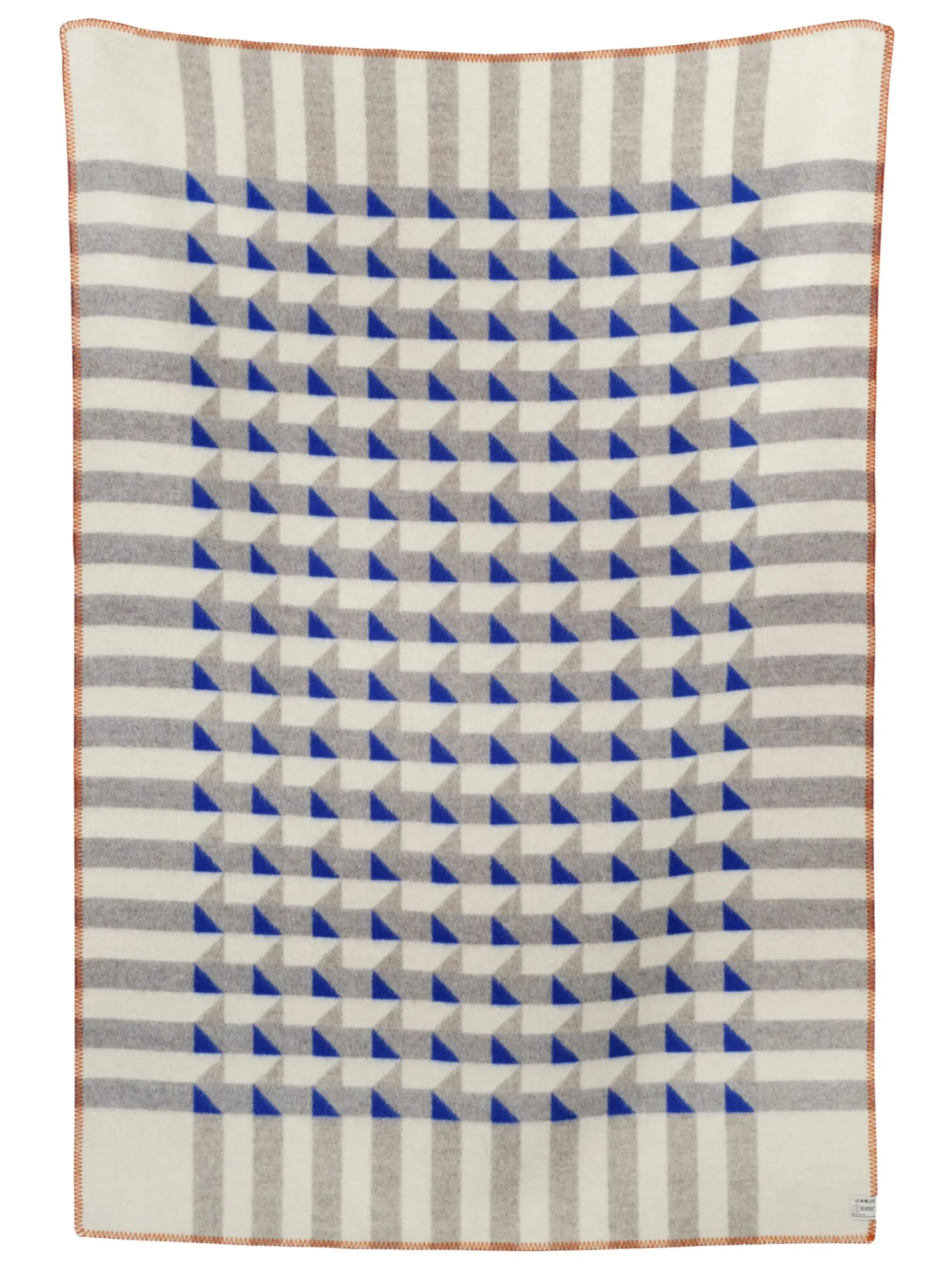 Decken * Røros Tweed Decke Kvam Blau