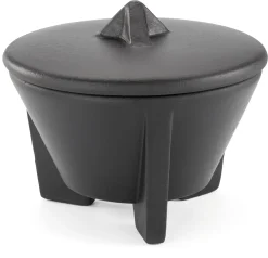 Gartenfackeln|Gartenbeleuchtung * Denk Keramische Werkstätten Deckel Schmelzfeuer® Schwarz