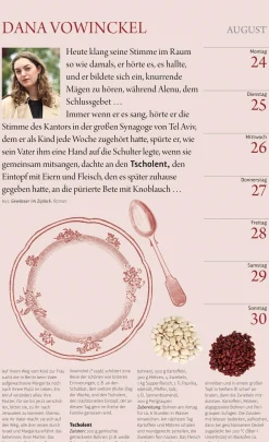 Wandkalender|Zeitplaner & Kalender * Athesia Kalenderverlag Der literarische Küchenkalender 2026