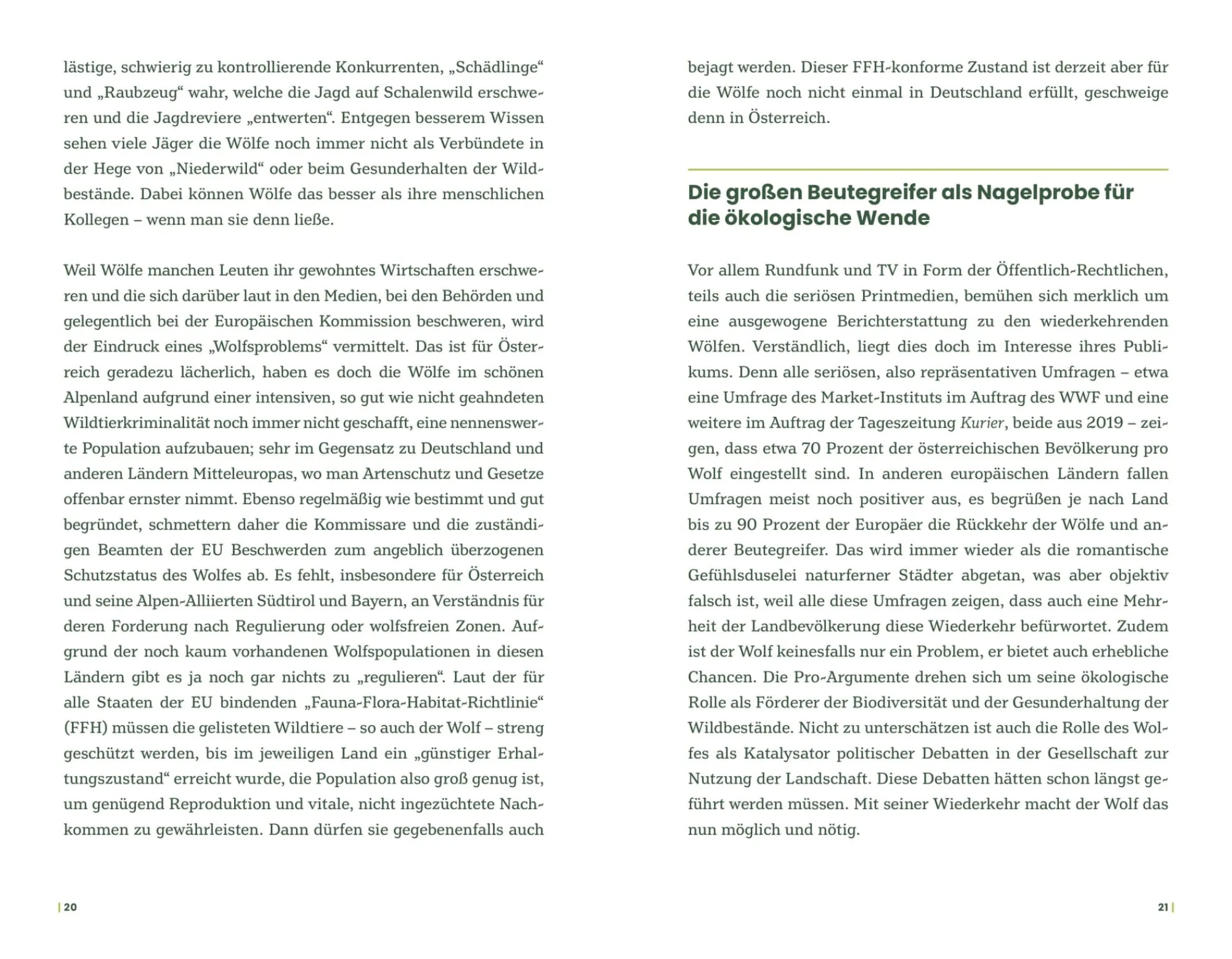 Sachbücher * Christian Brandstätter Verlag Der Wolf und wir
