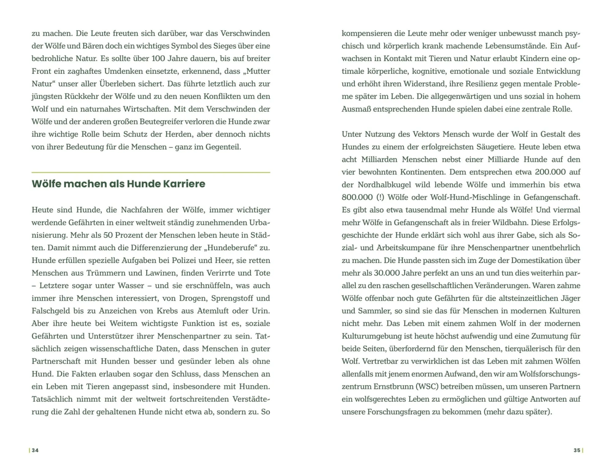Sachbücher * Christian Brandstätter Verlag Der Wolf und wir