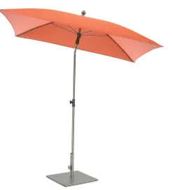 Sonnenschirme & -Segel * Doppler Sonnenschirm Edelstahl Terrakotta