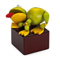 Physikalisches Spielzeug|Holzspielzeug * Detoa Albrechtice Drückfigur Frosch