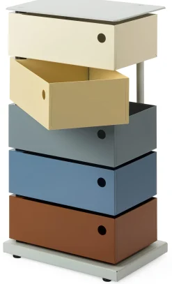 Büroschränke|Schränke & Regale * Dottus Trade Drehladen-Container Stahlblech 5-fach Polychrom Alessandro