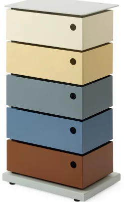 Büroschränke|Schränke & Regale * Dottus Trade Drehladen-Container Stahlblech 5-fach Polychrom Alessandro