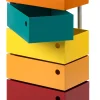 Büroschränke|Kleinmöbel * Dottus Trade Drehladen-Container Stahlblech 5-fach Polychrom Bruno