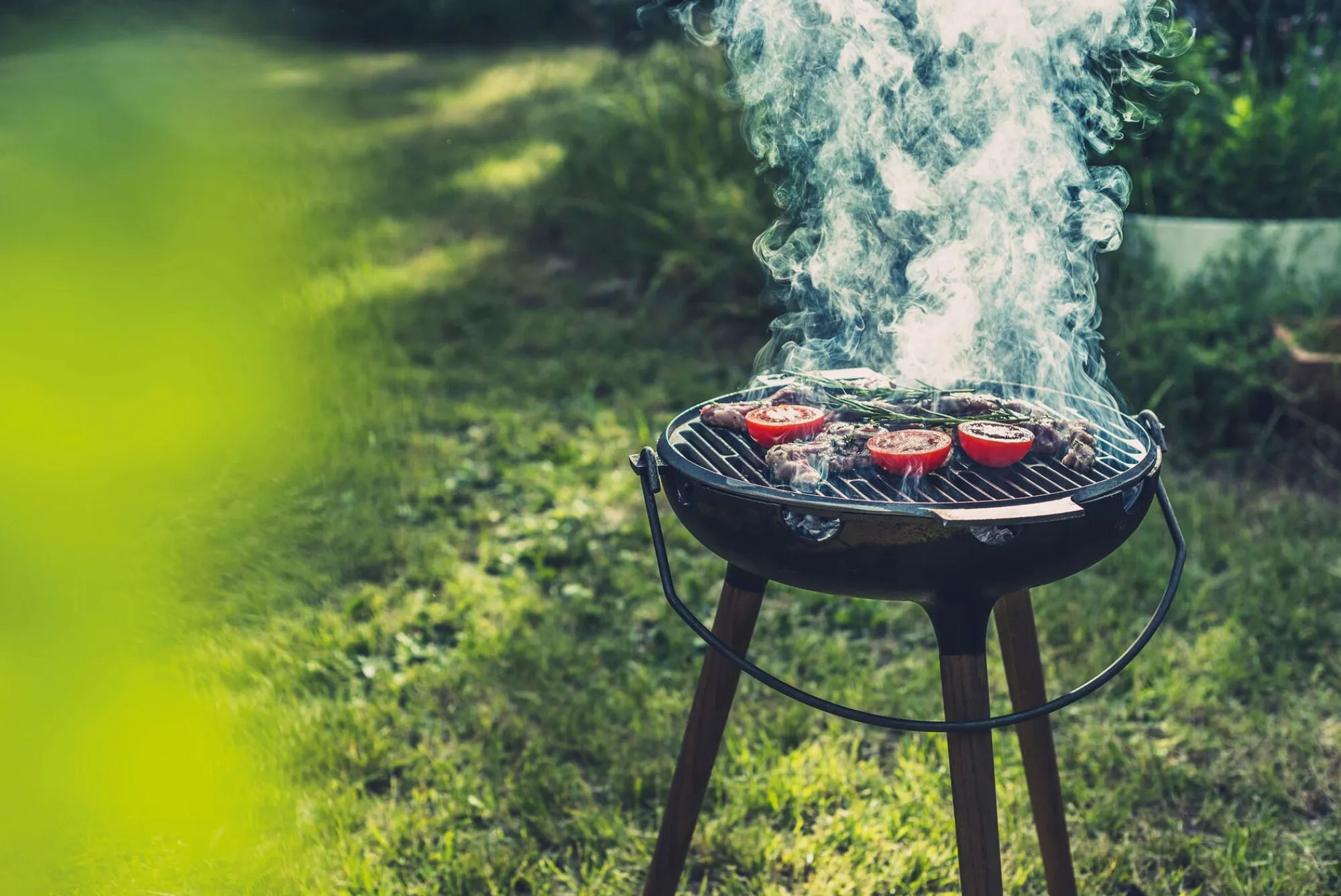 Gartenküche & Grills * Yron Dreibeingrill Gusseisen