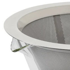 Kaffeebereiter * trendglas jena Edelstahl-Permanentfilter für Kaffeebereiter mit Dauerfilter Borosilikatglas