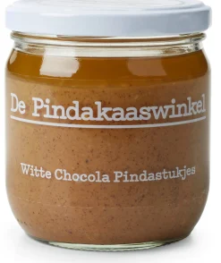 Nusscreme * De Pindakaaswinkel Erdnussbutter mit weißer Schokolade