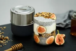 Outdoorausrüstung|Aufbewahrungsdosen * Essensbehälter Lunch Pot 450 ml Grau