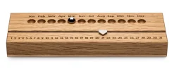 Zeitplaner & Kalender * Steinhöringer Werkstätten Ewiger Kalender Eiche und Ahorn