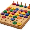 Holzspielzeug|Holzspielzeug * Holz Bi-Ba-Butze Kristian Finken Farben-Sudoku Buchenholz
