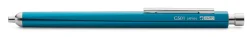 Tintenroller|Kugelschreiber * Ohto Feinminen-Gelroller Aluminium Blau