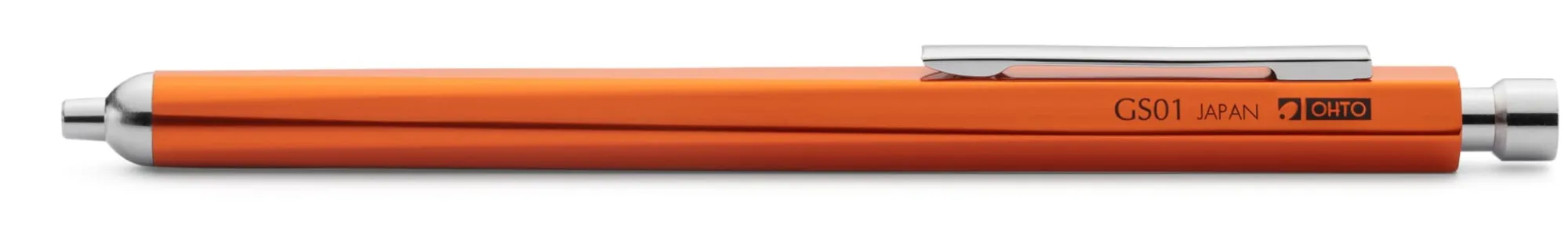 Tintenroller|Kugelschreiber * Ohto Feinminen-Gelroller Aluminium Orange