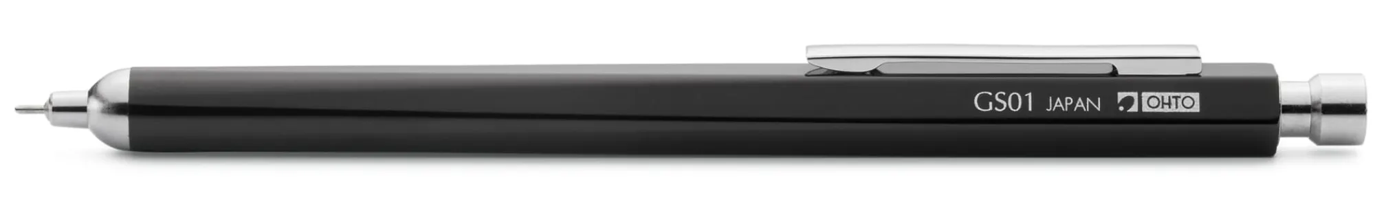 Tintenroller|Kugelschreiber * Ohto Feinminen-Gelroller Aluminium Schwarz