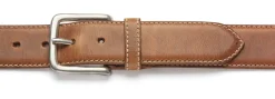 Gürtel * Kreis Ledermanufaktur Fettledergürtel Natur Braun