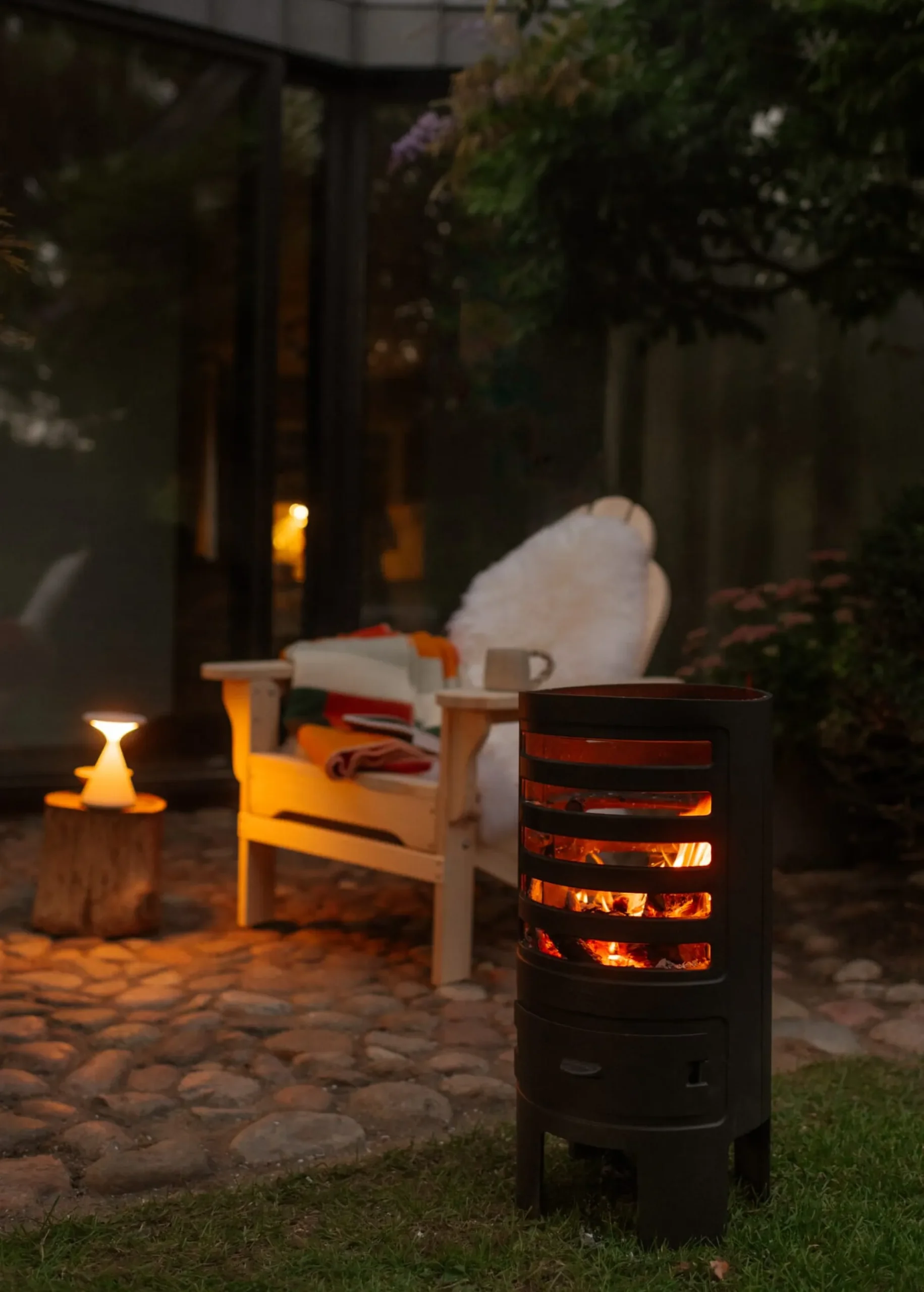 Gartenküche & Grills * LEDA Feuerturm Gusseisen