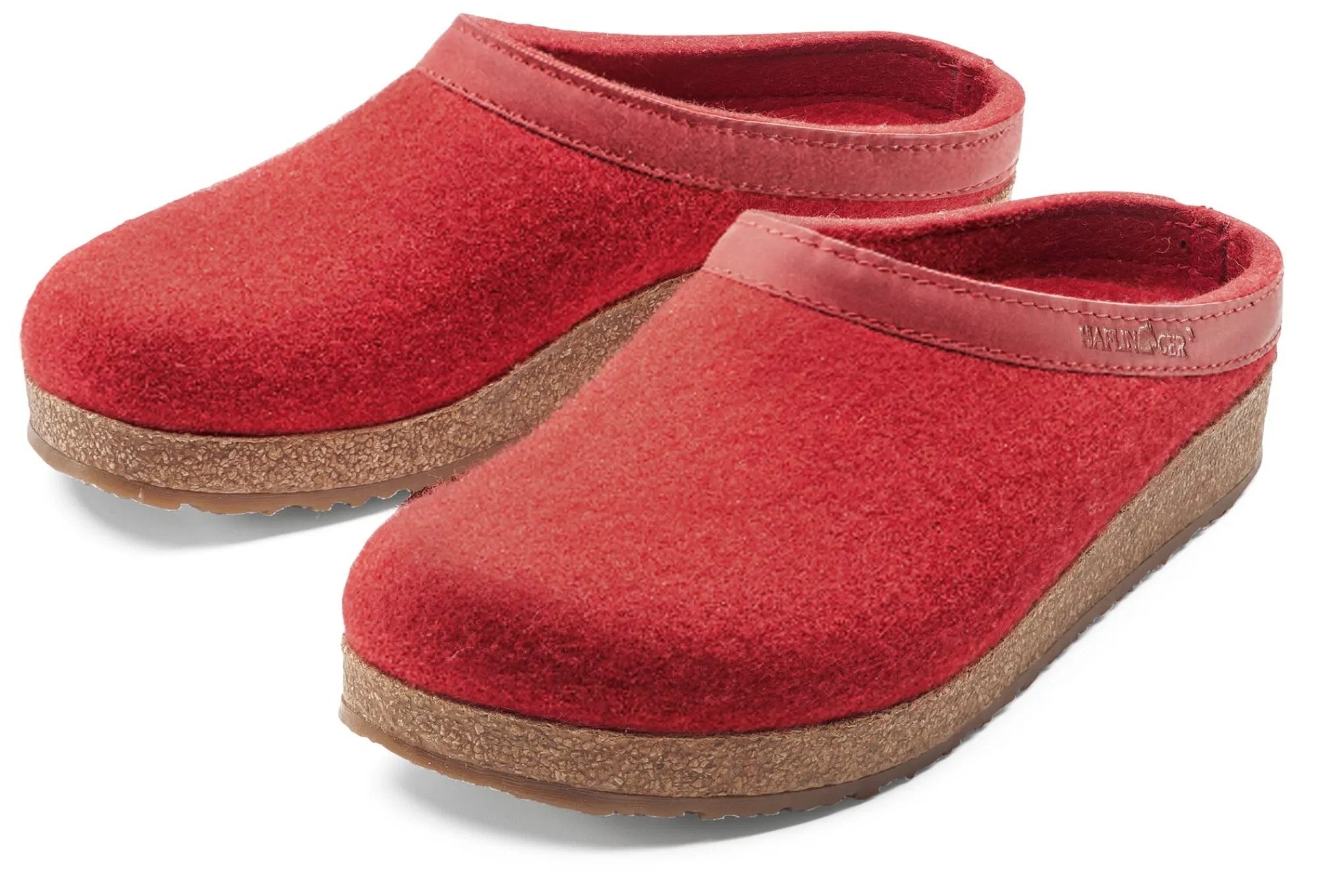 Hausschuhe|Hausschuhe * Haflinger Filzhausschuh Rot