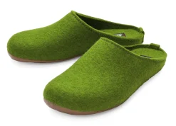 Hausschuhe|Hausschuhe * Haflinger Filzslipper Grün