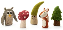 Plüschtiere|Physikalisches Spielzeug * Én Gry & Sif Fingerpuppen Wald Filz